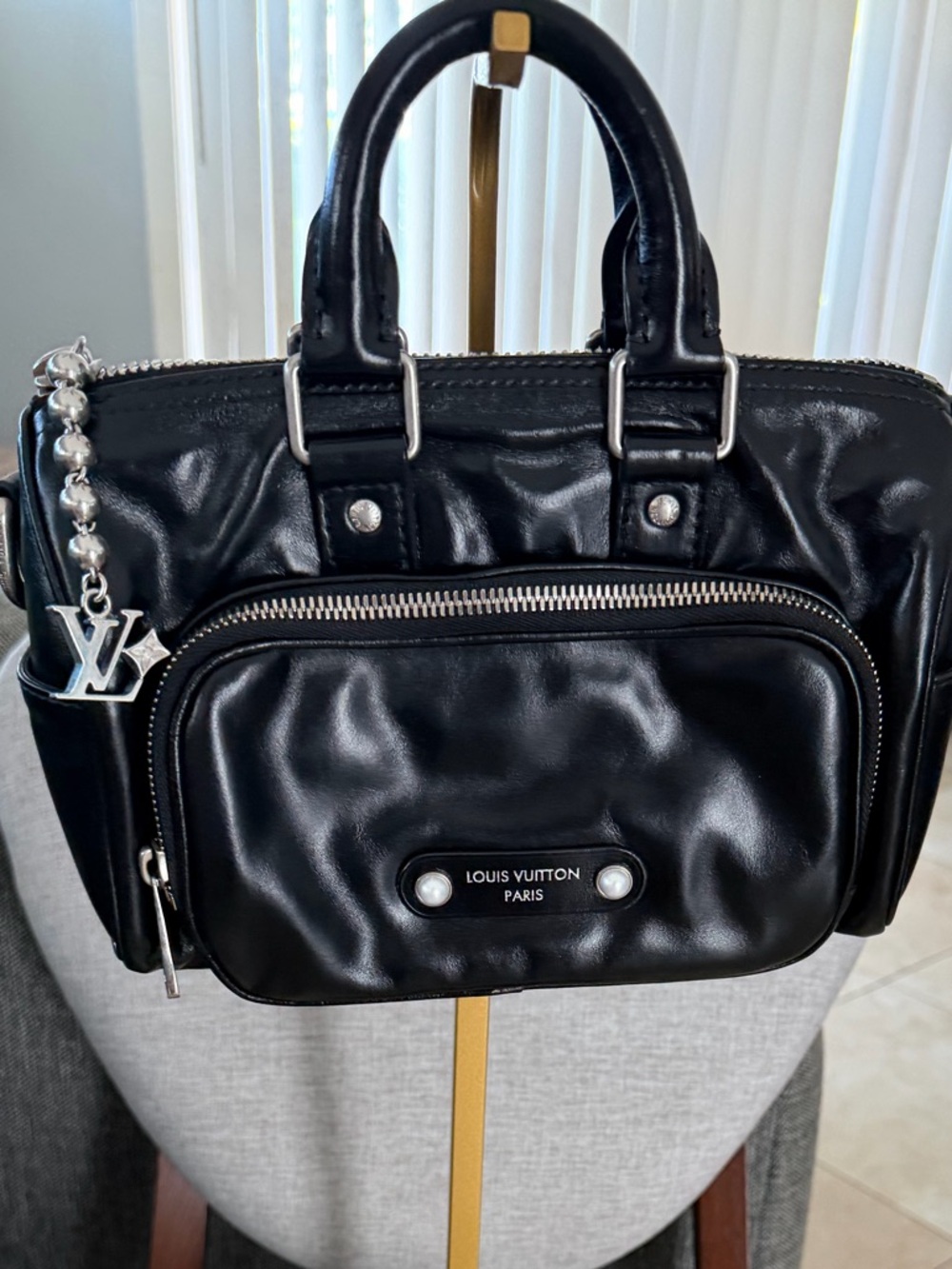 Pharrell Louis Vuitton Keepall Cargo Bandouliere 25 Leather 3 way bag like new - Picture 2 of 16